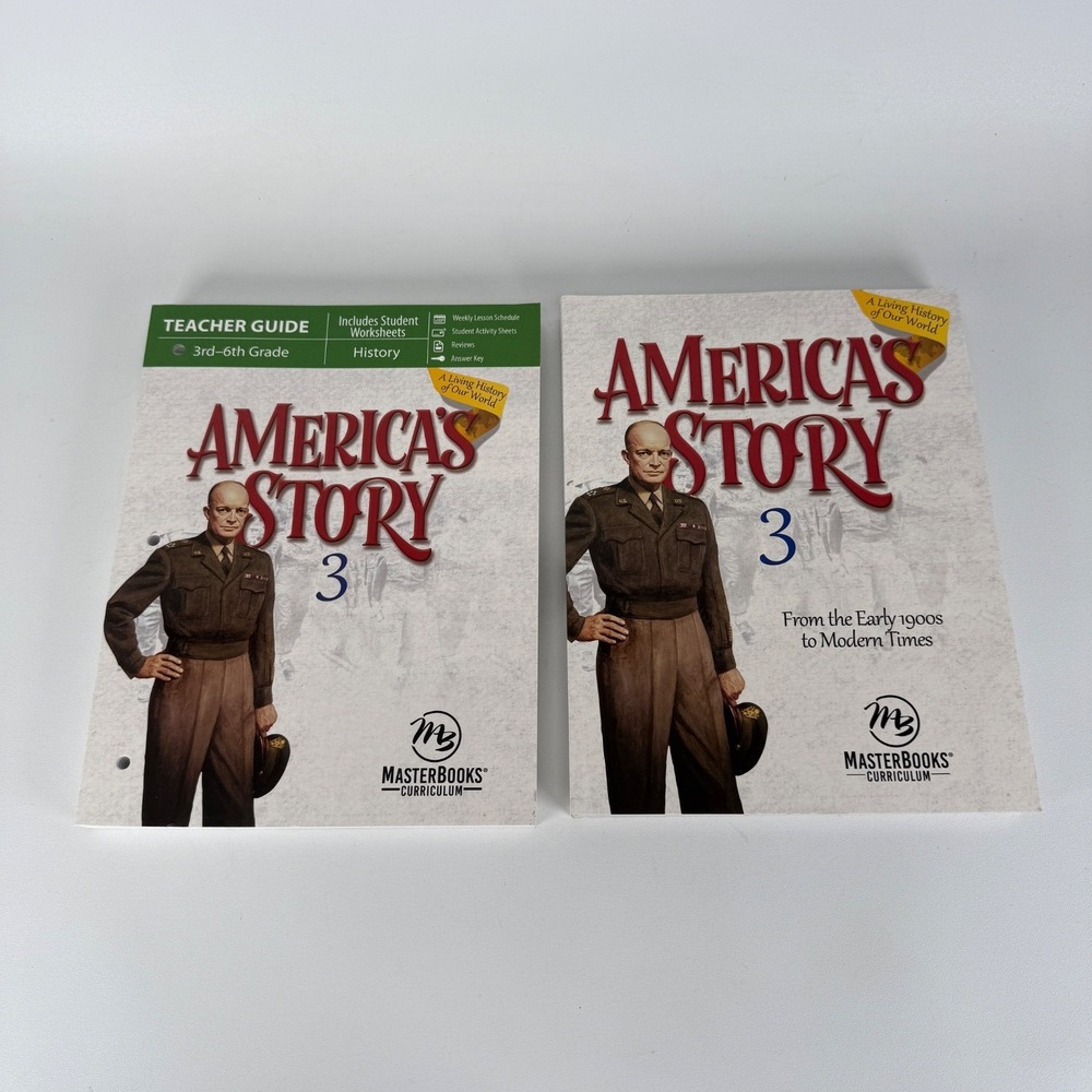 America's Story Volume 3 Set - Good & Clean Masterbooks Master Books